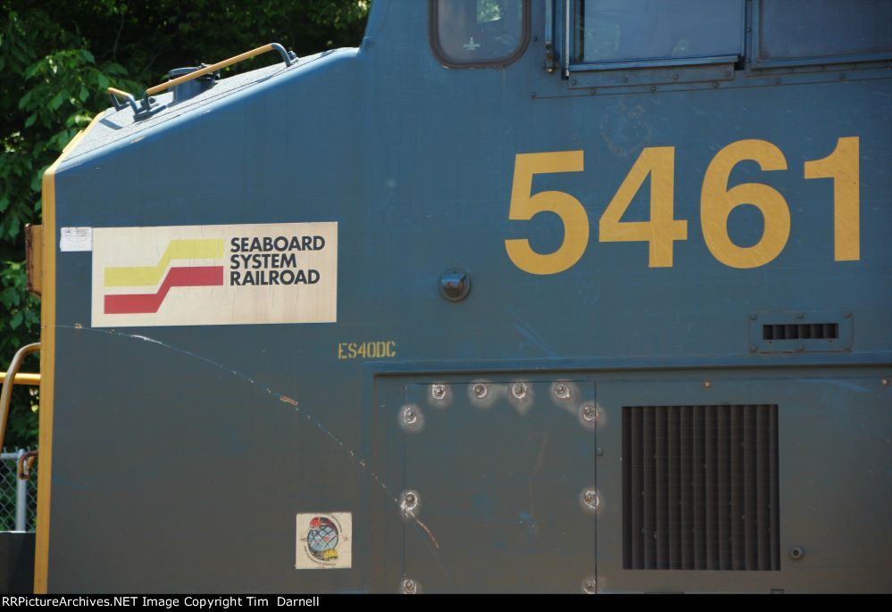 CSX 5461 Seaboard System decal.